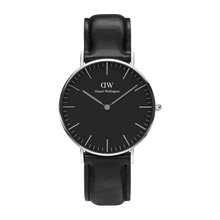 Load image into Gallery viewer, Classic 40 Sheffield Silver &amp; Black Watch