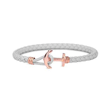 Load image into Gallery viewer, Paul Hewitt Phrep Lite Leather Rose Gold / Grey Bracelet - S