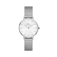 Load image into Gallery viewer, Daniel Wellington Petite 28 Lumine Silver Mother of Pearl White Watch