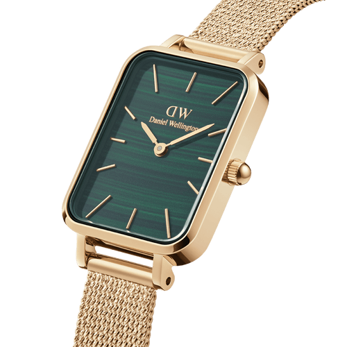 Quadro 20X26 Pressed Evergold Gold & Green Watch