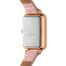 Load image into Gallery viewer, Daniel Wellington Quadro 20X26 Rouge Rose Gold Mother of Pearl Watch