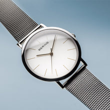 Load image into Gallery viewer, Bering Classic Polished Silver 36mm Mesh Watch