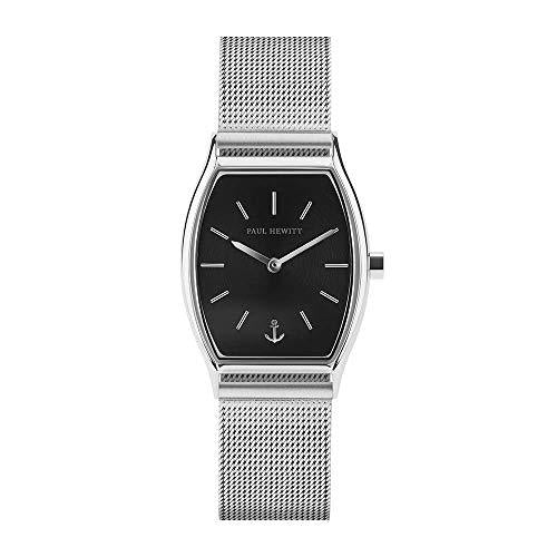 Paul Hewitt Modern Edge Black Sunray Silver Watch