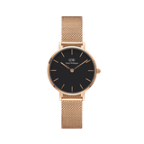 Daniel Wellington Petite 32 Melrose Rose Gold & Black Watch