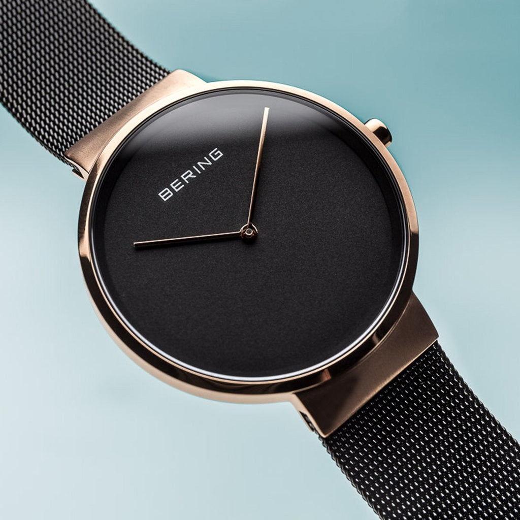 Bering Classic Brushed Gold 39mm Watch