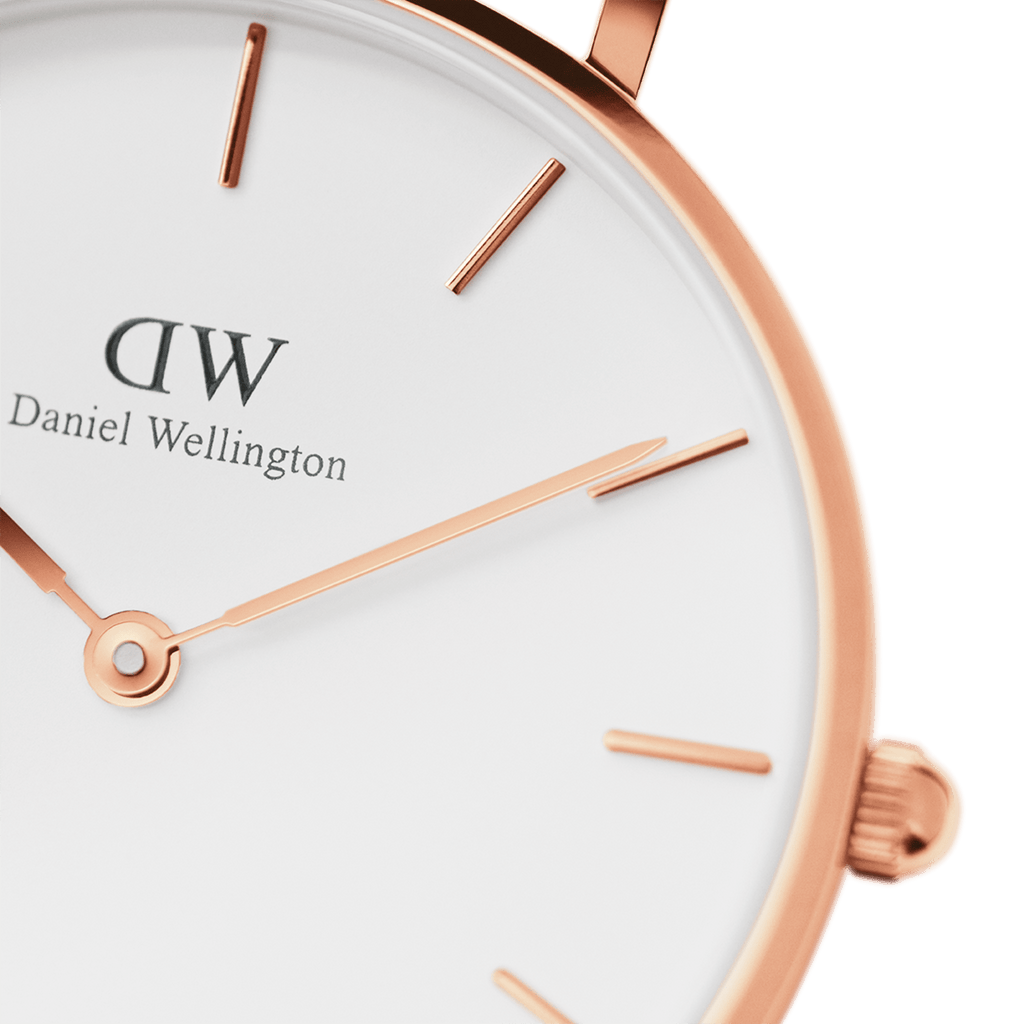 Daniel Wellington Petite 32 Melrose Rose Gold & White Watch