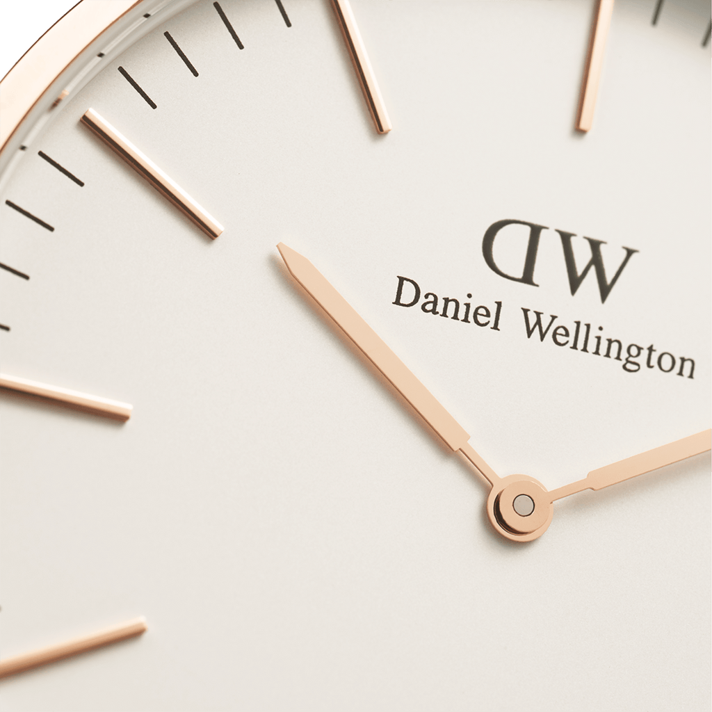 Daniel Wellington Classic 40 Bristol Rose Gold & White Watch