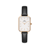 Daniel Wellington Quadro 20X26 Pressed Sheffield Rose Gold & White Watch