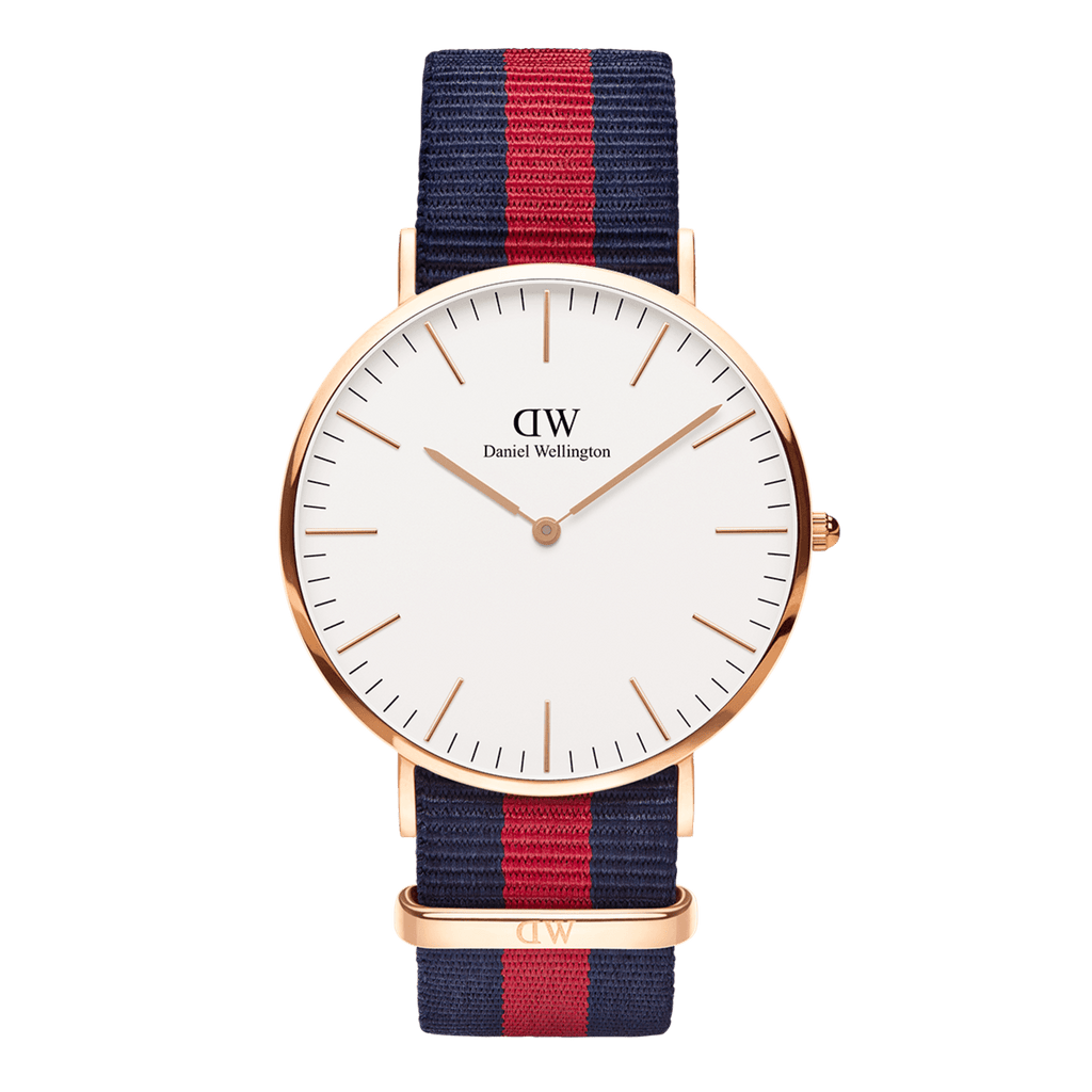 Daniel Wellington Classic 40 Oxford Rose Gold & White Watch