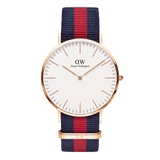 Daniel Wellington Classic 40 Oxford Rose Gold & White Watch