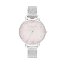 Load image into Gallery viewer, Olivia Burton Semi Precious Silver Mesh Watch - Silver