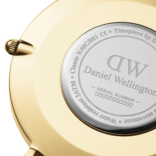 Classic 40 Sheffield Gold & White Watch