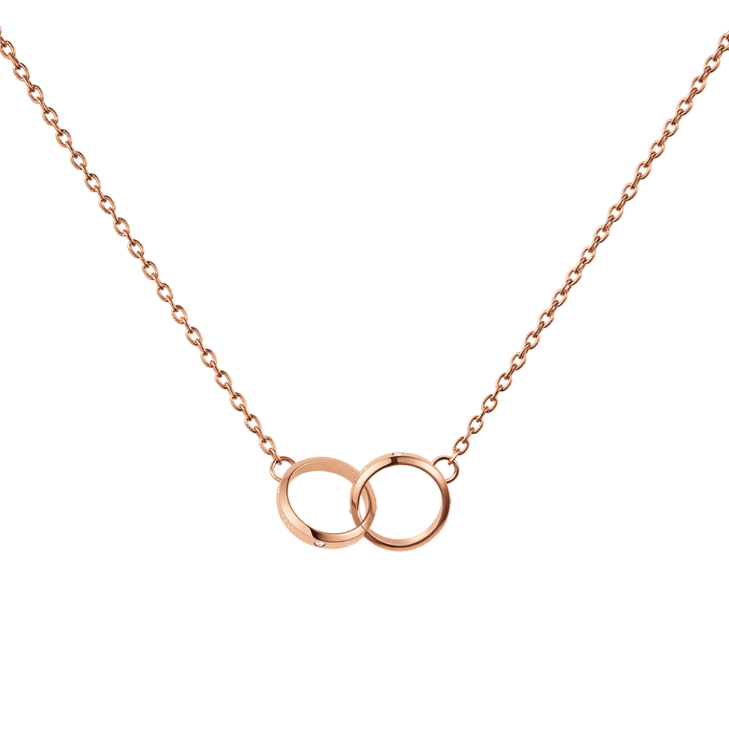 Classic Lumine Unity Necklace Rose Gold