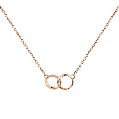 Classic Lumine Unity Necklace Rose Gold