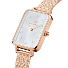 Load image into Gallery viewer, Daniel Wellington Quadro 20x26 Lumine Rose Gold Mother of Pearl White Watch