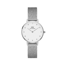 Load image into Gallery viewer, Daniel Wellington Petite 28 Pressed Sterling Lumine Silver &amp; White Watch