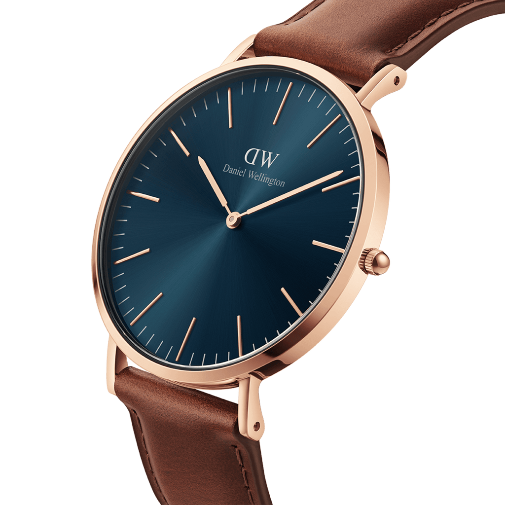 Daniel Wellington Classic 40 St Mawes Rose Gold Arctic Watch