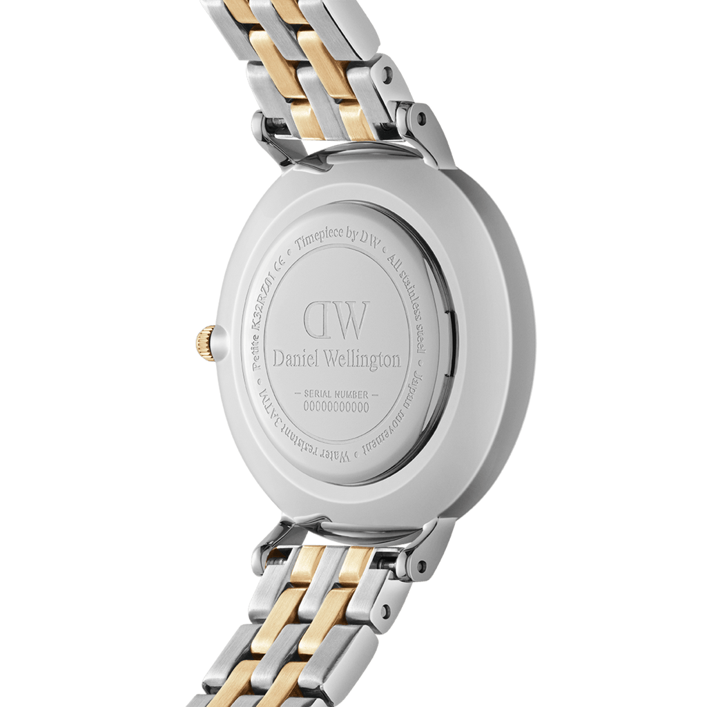 Daniel Wellington Petite Lumine 28 5-Link Gold & Silver White Watch