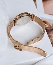 Load image into Gallery viewer, JDM Coupole Rose Gold Mesh Watch