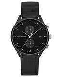 Paul Hewitt Chrono Black Sunray Mesh Watch