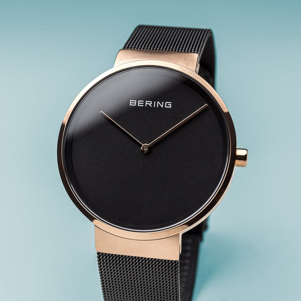 Bering Classic Brushed Gold 39mm Watch