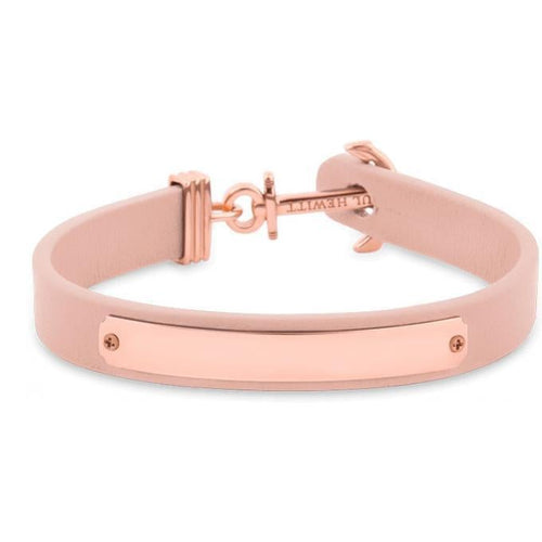 Paul Hewitt Signum Female Engraveable Rose Gold / Nude Bracelet - XS