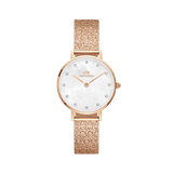 Daniel Wellington Petite 28 Lumine Rose Gold Mother of Pearl White Watch