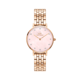 Daniel Wellington Petite Lumine 28 5-Link Rose Gold & Mother of Pearl Pink Watch