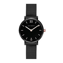 Load image into Gallery viewer, Paul Hewitt Modest Black Sunray Mesh Watch