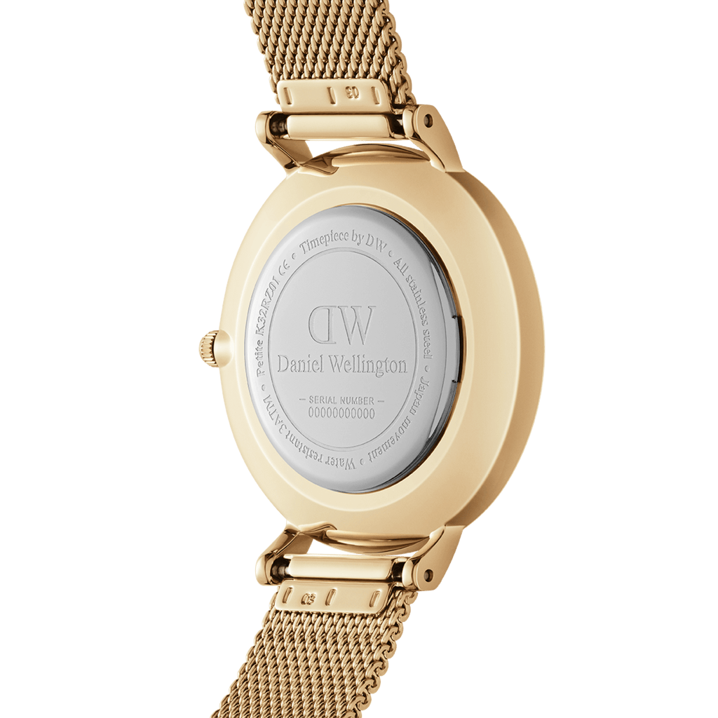 Petite Emerald 28 Gold & Green Watch