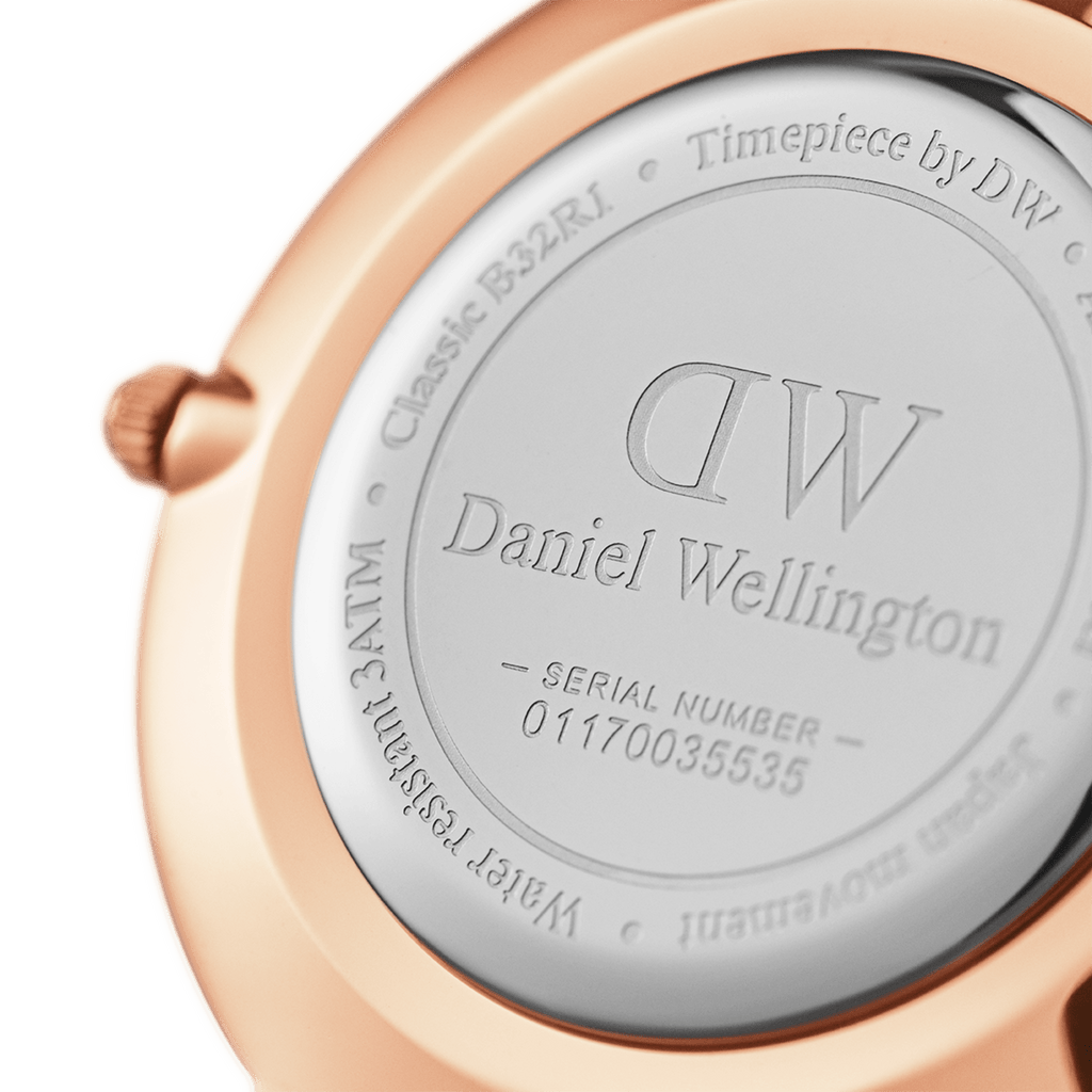 Daniel Wellington Petite 32 Cornwall Rose Gold & Black Watch