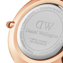 Load image into Gallery viewer, Daniel Wellington Petite 32 Cornwall Rose Gold &amp; Black Watch