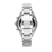 Load image into Gallery viewer, Philip Caribe Blue Sunray Silver Bracelet Chronograph