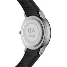 Load image into Gallery viewer, Daniel Wellington Iconic Motion 40 Silver &amp; Black Watch