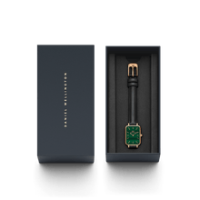 Load image into Gallery viewer, Daniel Wellington Quadro 20X26 Pressed Sheffield Rose Gold &amp; Green Watch