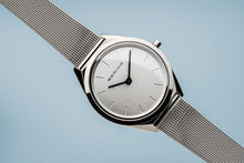 Load image into Gallery viewer, Bering Ultra Slim Polished Silver Watch
