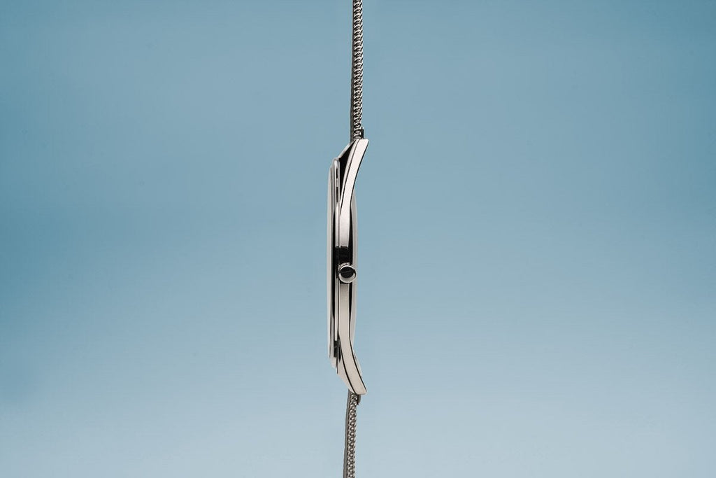 Bering Ultra Slim Silver Mesh Watch