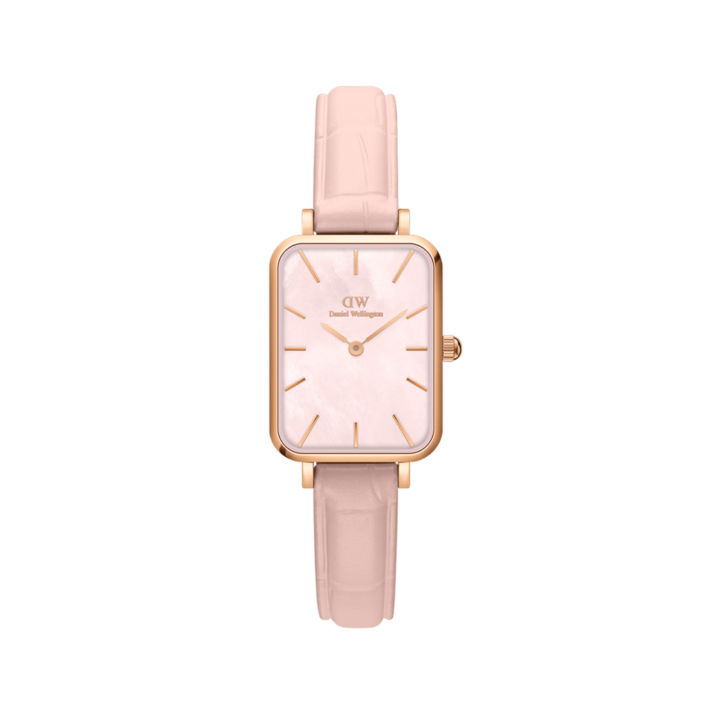 Daniel Wellington Quadro 20X26 Rouge Rose Gold Mother of Pearl Watch