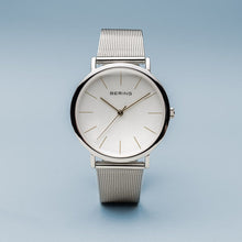 Load image into Gallery viewer, Bering Classic Polished Silver 36mm Mesh Watch