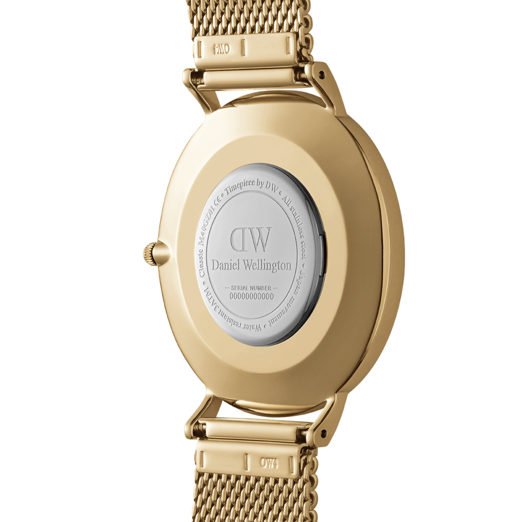 Daniel Wellington Classic 40 Evergold Gold & Onyx Watch