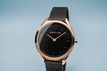 Load image into Gallery viewer, Bering Ultra Slim Polished Rose Gold Watch