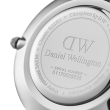 Load image into Gallery viewer, Daniel Wellington Petite 32 Ashfield Silver &amp; Black Watch