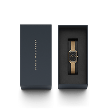 Load image into Gallery viewer, Daniel Wellington Quadro 20X26 Pressed Evergold Gold &amp; White Watch