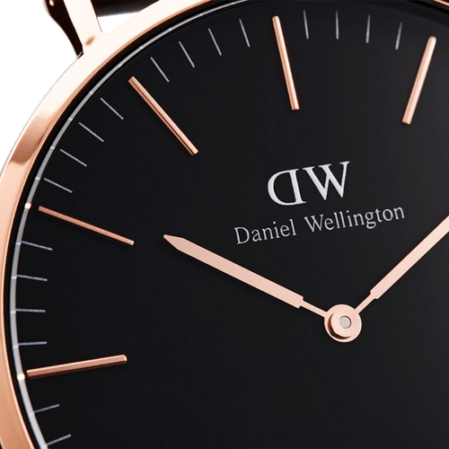 Classic 40 Sheffield Rose Gold & Black Watch