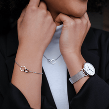 Load image into Gallery viewer, Elan Unity Bracelet Silver