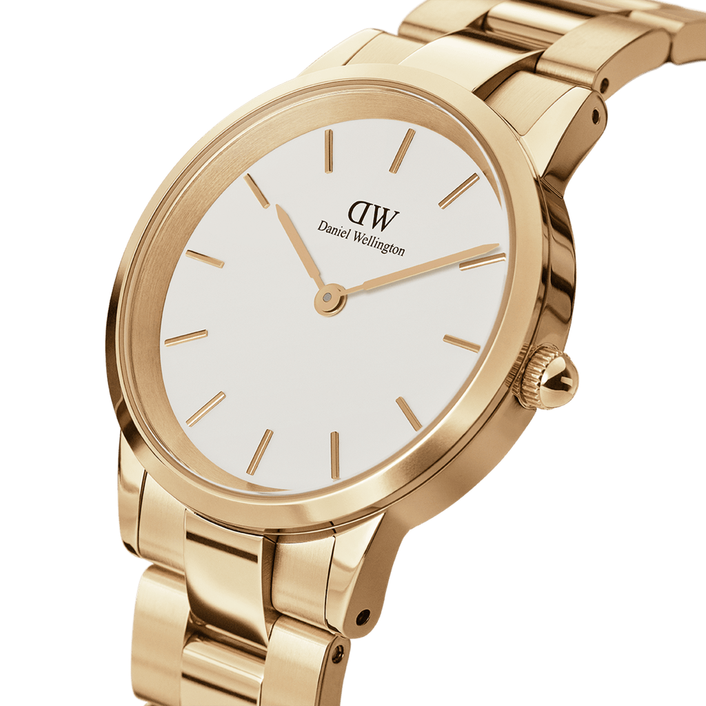 Daniel Wellington Iconic Link 32 Gold & White Watch