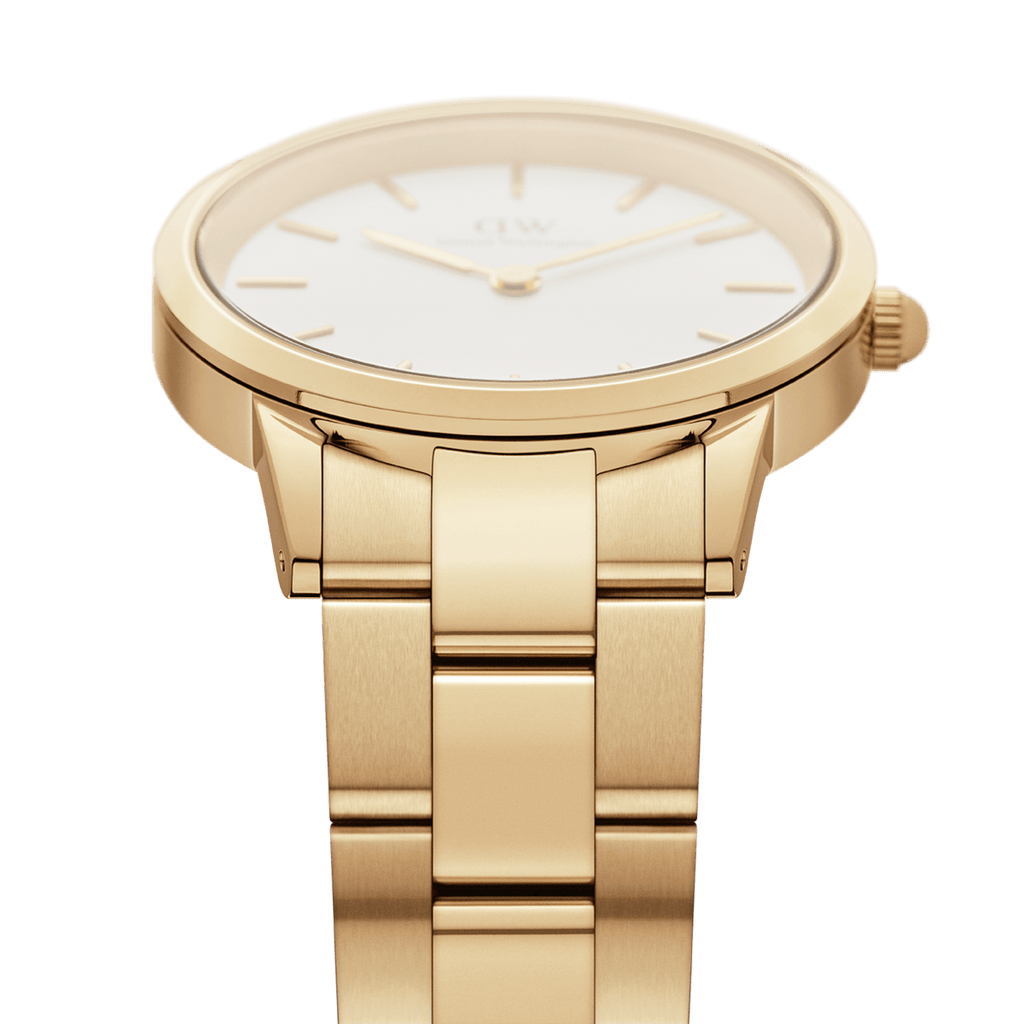 Daniel Wellington Iconic Link 32 Gold & White Watch