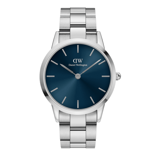 Iconic Link Arctic 40 Silver & Blue Watch