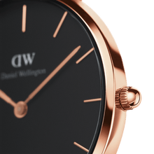 Load image into Gallery viewer, Daniel Wellington Petite 32 Cornwall Rose Gold &amp; Black Watch