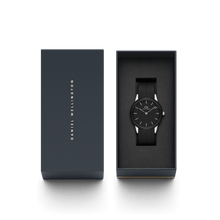 Load image into Gallery viewer, Daniel Wellington Iconic Motion 40 Silver &amp; Black Watch